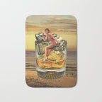 Roxanne on the rocks - Whiskey sunset Bath Mat Gallery Image 1