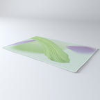 Spring Bud Lavender: Abstract Brush Strokes on Gradient Color - 002 Rug Gallery Image 3