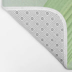 Spring Bud Lavender: Abstract Brush Strokes on Gradient Color - 002 Bath Mat Gallery Image 2