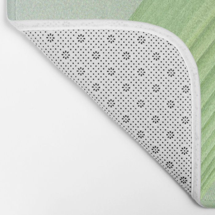 Spring Bud Lavender: Abstract Brush Strokes on Gradient Color - 002 Bath Mat Gallery Image 2