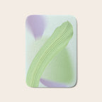 Spring Bud Lavender: Abstract Brush Strokes on Gradient Color - 002 Bath Mat Gallery Image 1