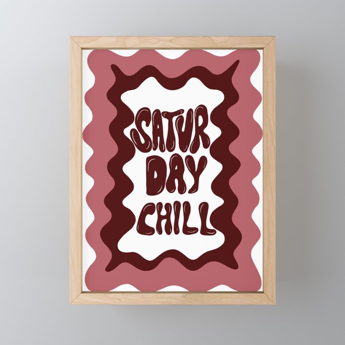 Saturday-Chill Mini Art Print Gallery Image 1