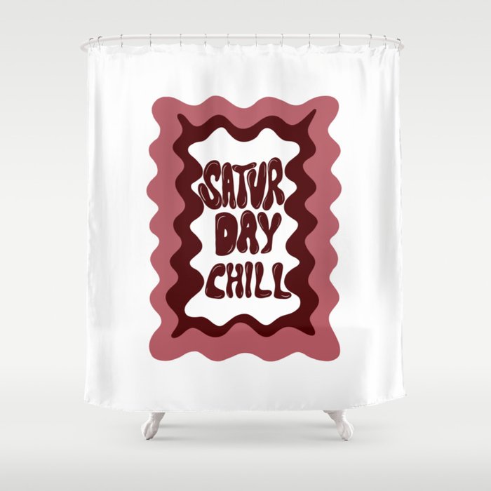 Saturday-Chill Shower Curtain Gallery Image 1
