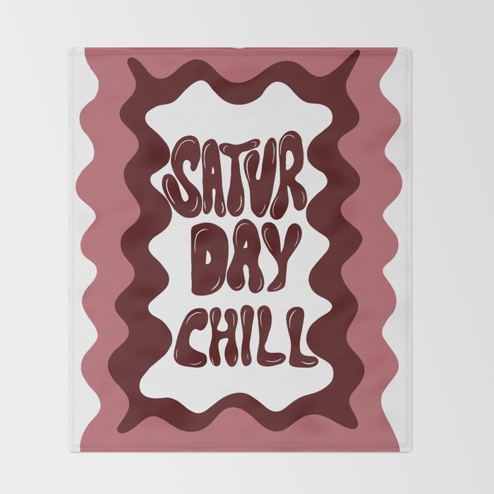 Saturday-Chill Throw Blanket Gallery Image 2