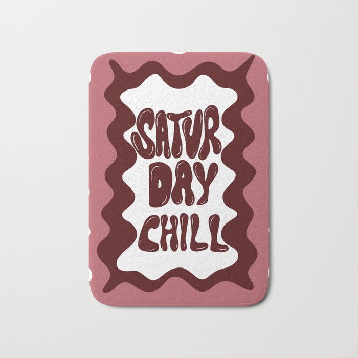 Saturday-Chill Bath Mat Gallery Image 1