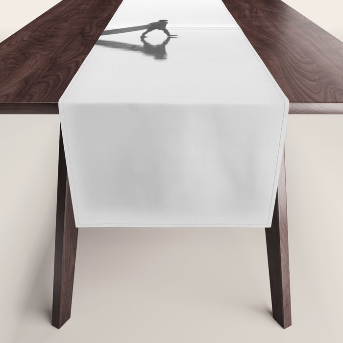 Modern Coastal Surfer Photography Table Runner Gallery Image 1