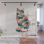 Cat Landscape 185: How many cats? Wall Mural Gallery Image 1
