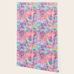 Girly Graffiti with Hearts and Doodles Wallpaper Gallery Image 2