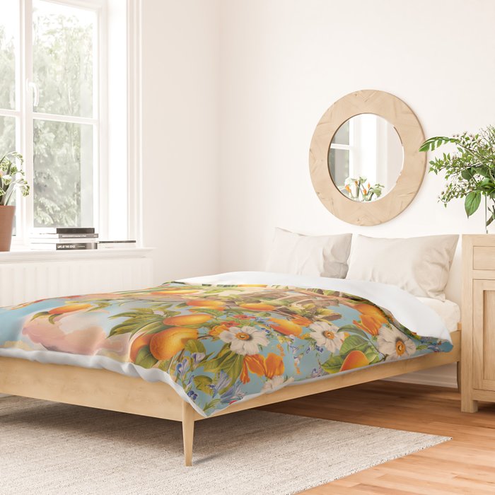 Orange Garden Duvet Cover Gallery Image 2