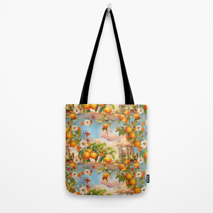 Orange Garden Tote Bag Gallery Image 2