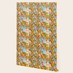Orange Garden Wallpaper Gallery Image 2