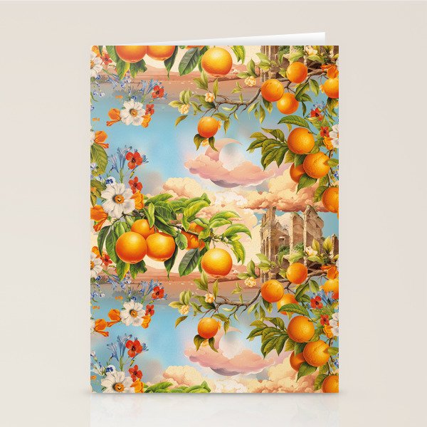 Orange Garden Stationery Card Gallery Image 2
