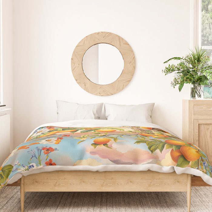 Orange Garden Duvet Cover Gallery Image 3