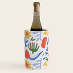 Colorful abstract flower art pattern Wine Chiller Gallery Image 1