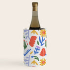 Colorful abstract flower art pattern Wine Chiller Gallery Image 2