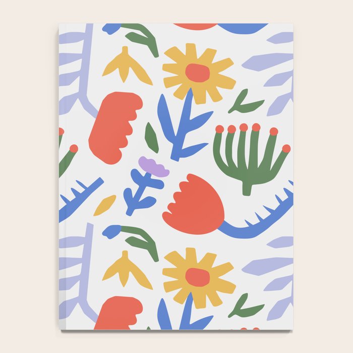 Colorful abstract flower art pattern Notebook Gallery Image 4