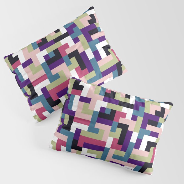 Boho M Tetris PTT Pillow Sham Gallery Image 3
