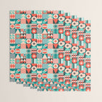 Mid Century Retro Holiday Wrapping Paper Gallery Image 3