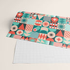 Mid Century Retro Holiday Wrapping Paper Gallery Image 2