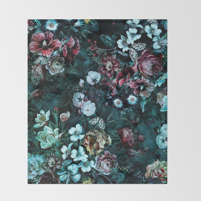 Night Garden FG Throw Blanket Gallery Image 2