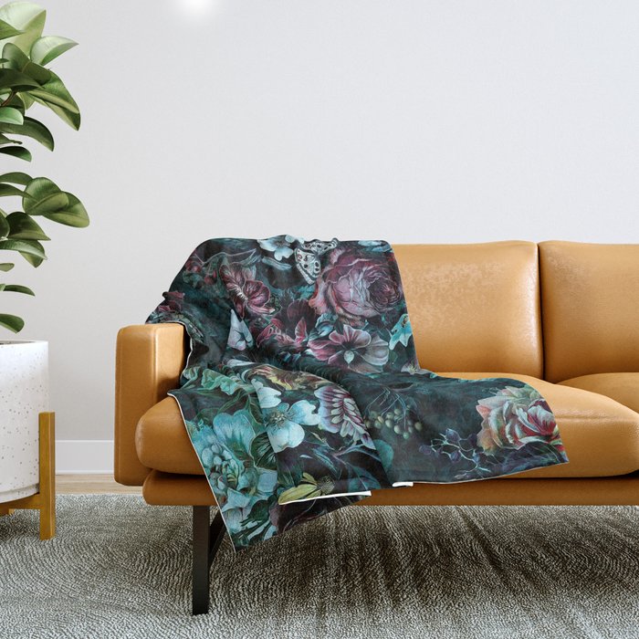 Night Garden FG Throw Blanket Gallery Image 1