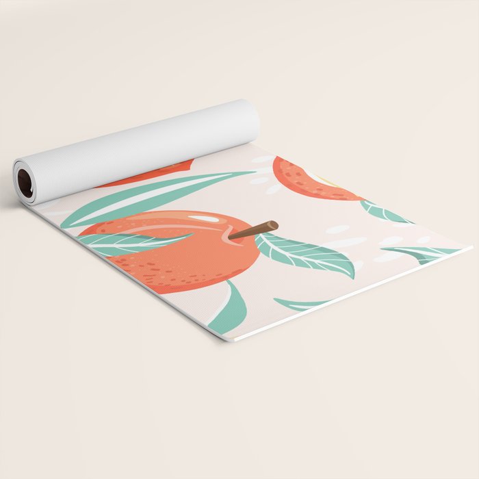 Peachy Pattern Yoga Mat Gallery Image 2