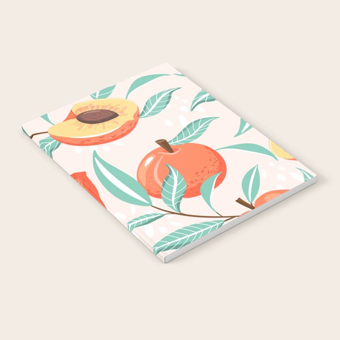 Peachy Pattern Notebook Gallery Image 1