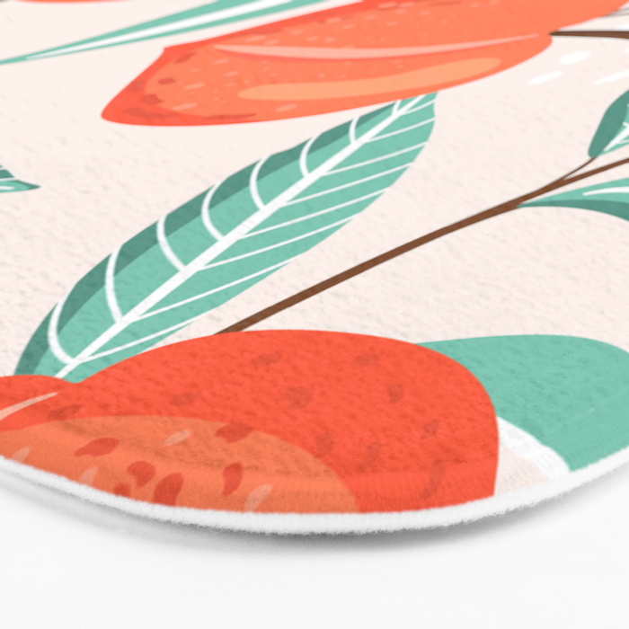 Peachy Pattern Bath Mat Gallery Image 3