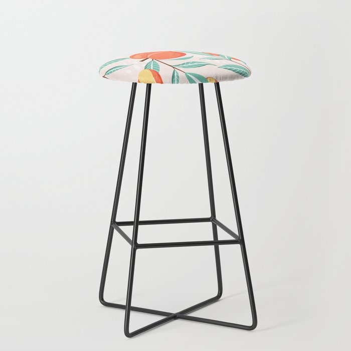 Peachy Pattern Stool Gallery Image 1
