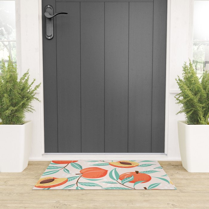 Peachy Pattern Welcome Mat Gallery Image 3