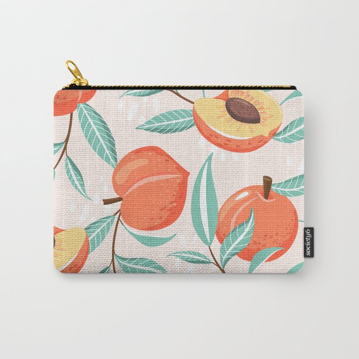 Peachy Pattern Carry All Pouch Gallery Image 1
