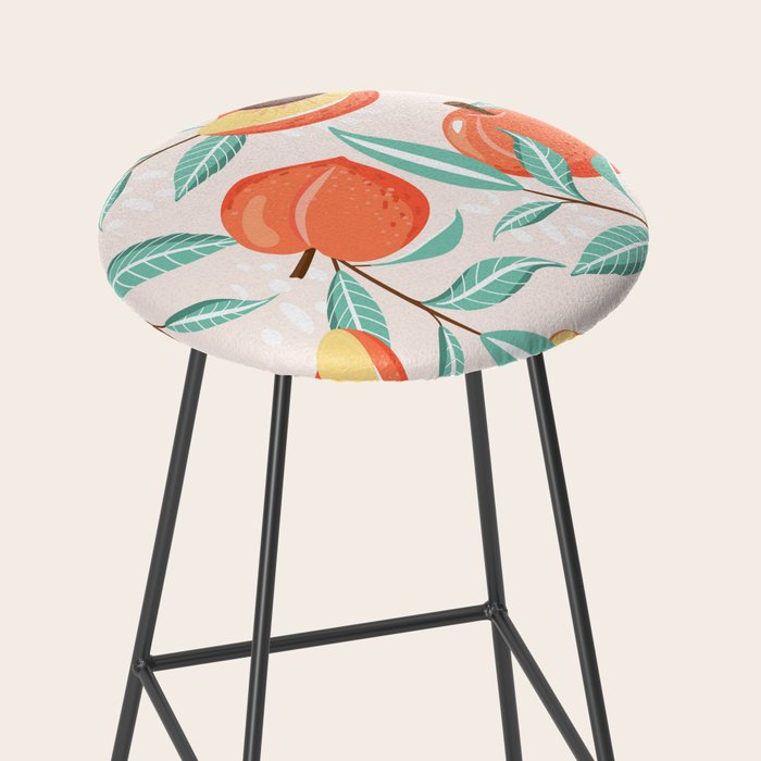 Peachy Pattern Stool Gallery Image 2