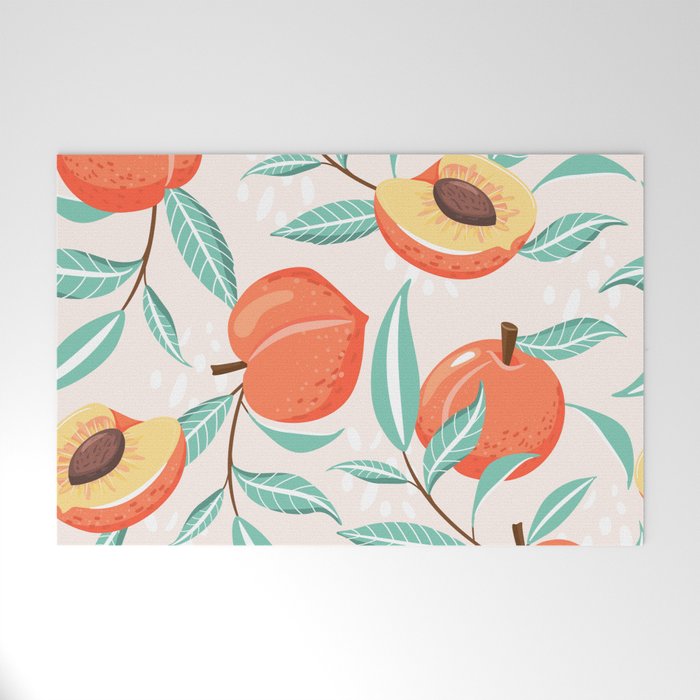 Peachy Pattern Welcome Mat Gallery Image 1