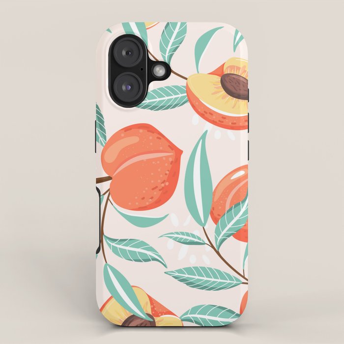 Peachy Pattern iPhone Case Gallery Image 1
