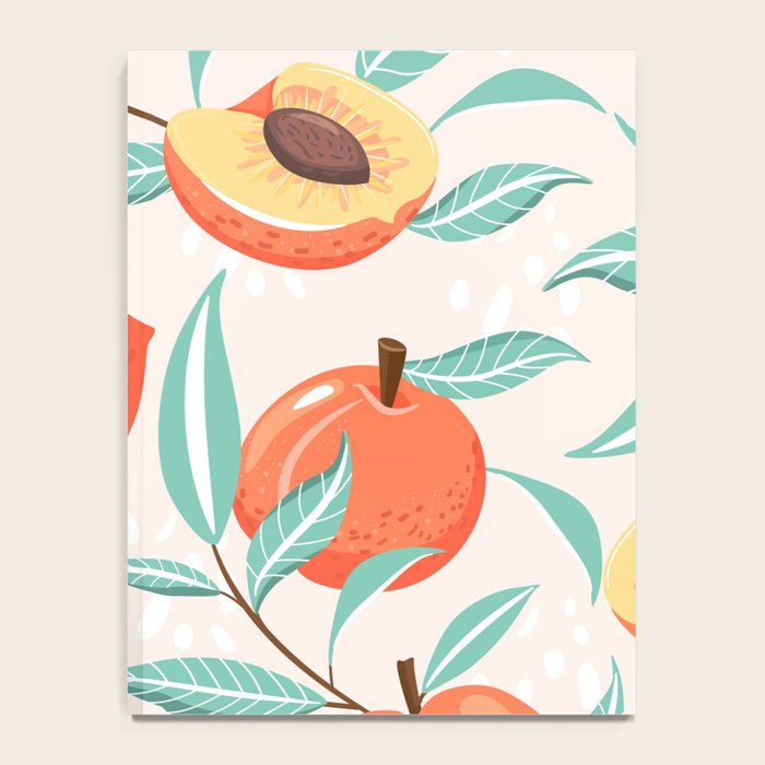 Peachy Pattern Notebook Gallery Image 4