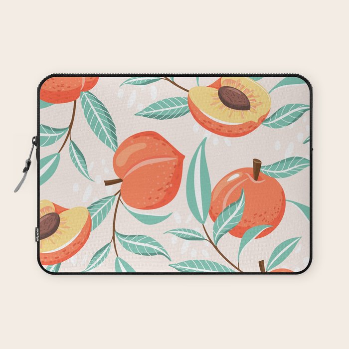 Peachy Pattern Laptop Sleeve Gallery Image 1