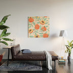 Peachy Pattern Wood Wall Art Gallery Image 2