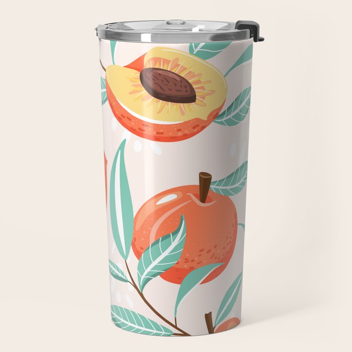 Peachy Pattern Travel Mug Gallery Image 2