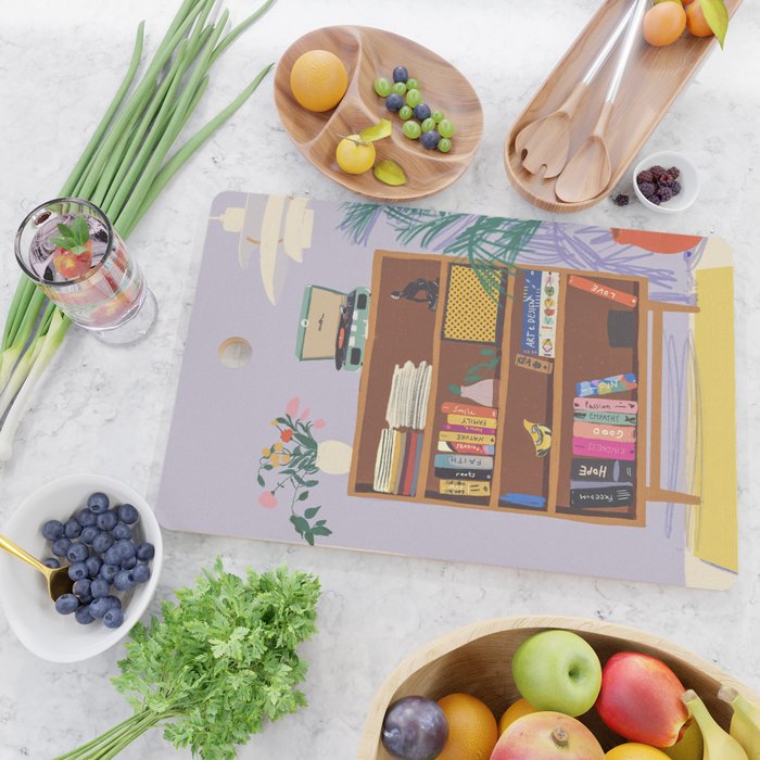 My library Cutting Board Gallery Image 2