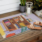 My library Outdoor Rug Gallery Image 2