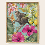 Echoes Of The Tropics Monkeys Paradise Serving Tray Gallery Image 1