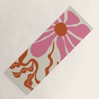 Pink daisy  Yoga Mat Gallery Image 1