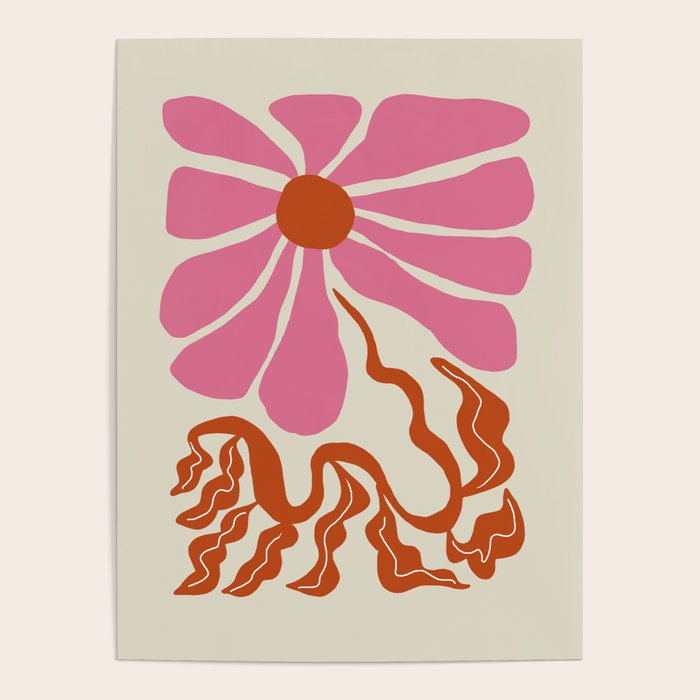 Pink daisy  Poster Gallery Image 4