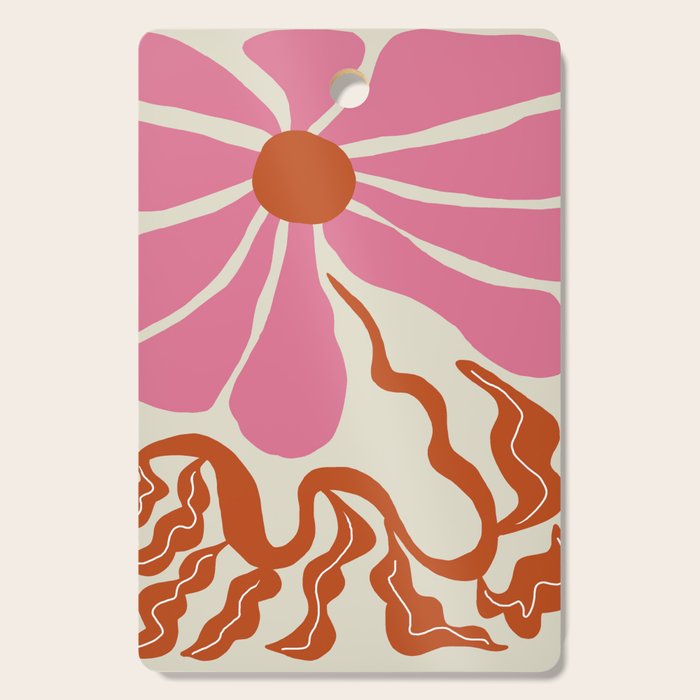 Pink daisy  Cutting Board Gallery Image 1
