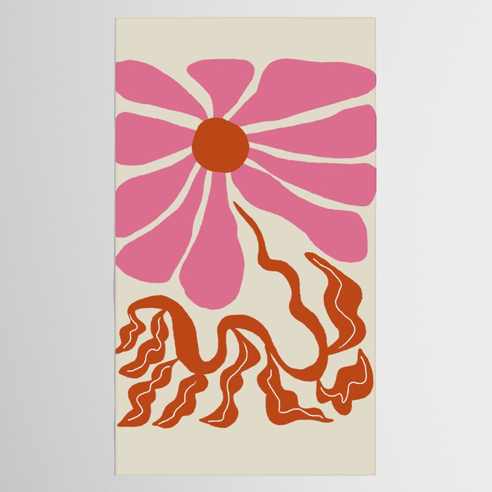 Pink daisy  Tablecloth Gallery Image 2