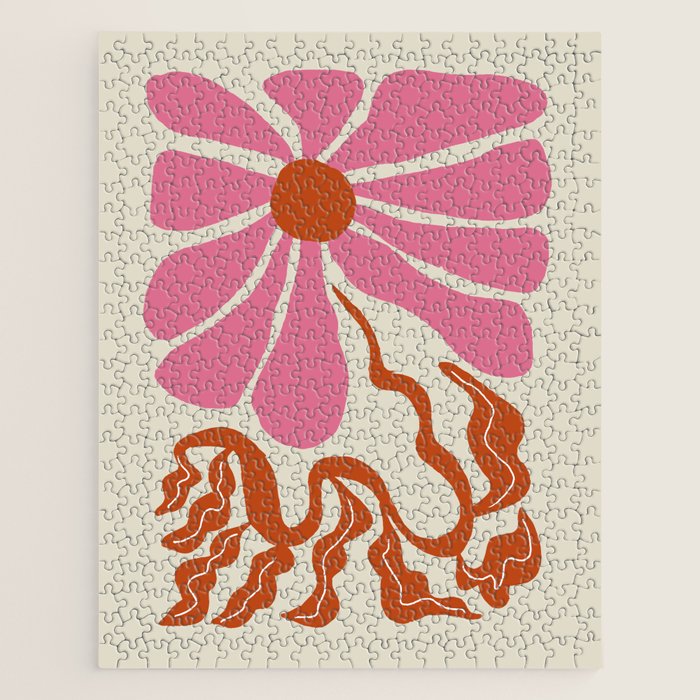Pink daisy  Jigsaw Puzzle Gallery Image 1