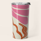 Pink daisy  Travel Mug Gallery Image 2