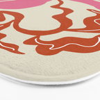Pink daisy  Bath Mat Gallery Image 3
