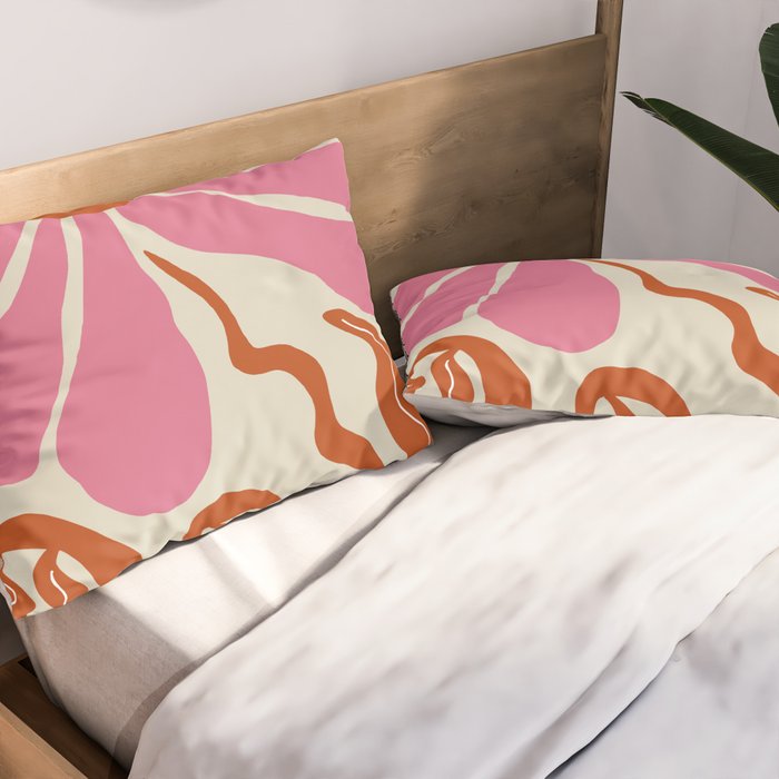 Pink daisy  Pillow Sham Gallery Image 2