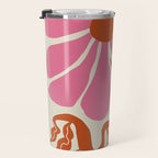 Pink daisy  Travel Mug Gallery Image 3